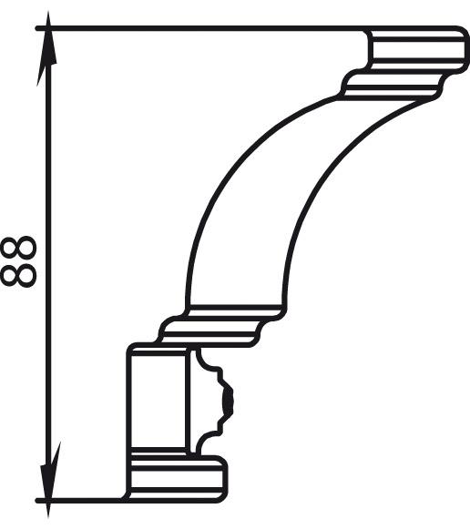 INF829 накладка на карниз прямая;
INF831 накладка на карниз угловая (схема)